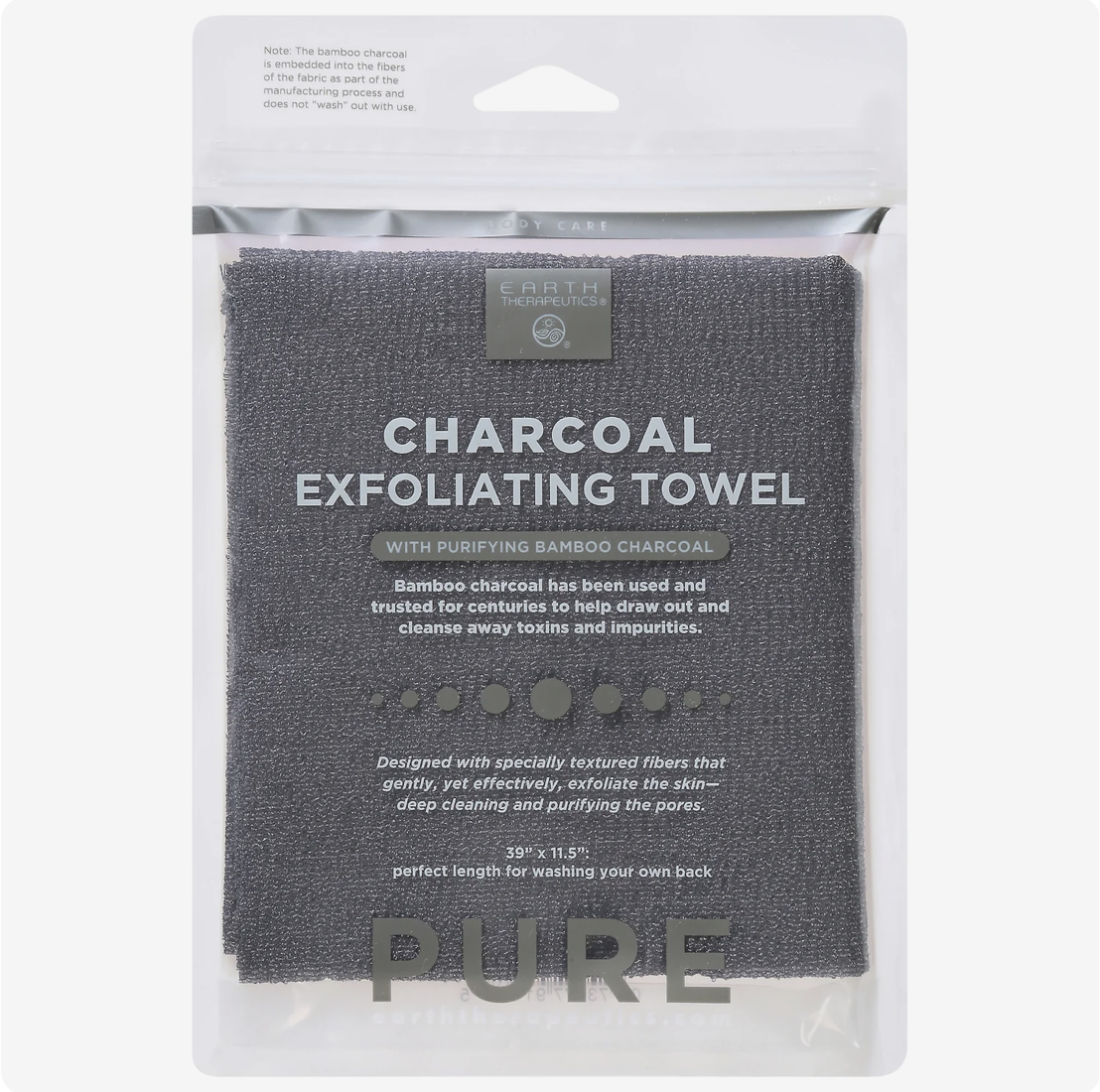 Charcoal Exfoliating Towel